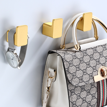 Закачалка за палта за стената от алуминий, прахово покритие, стил Светъл лукс, марка Xibaijia, тегло 0.1 кг