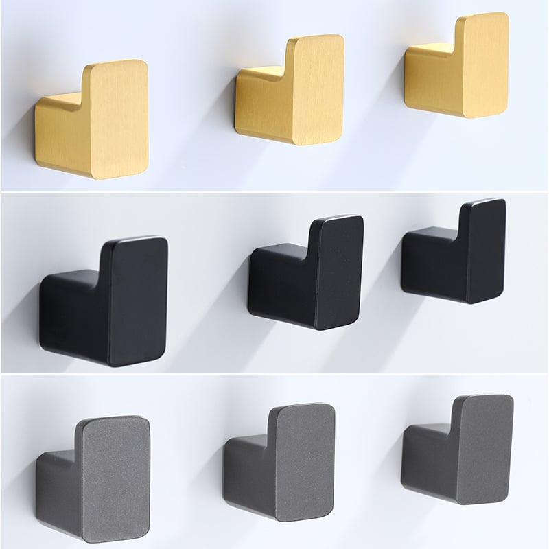 Закачалка за палта за стената от алуминий, прахово покритие, стил Светъл лукс, марка Xibaijia, тегло 0.1 кг