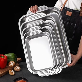 Rozsdamentes acél grillserpenyő, téglalap alakú, fedővel, indukciós tűzhelyhez, tömege 200 g, prémium