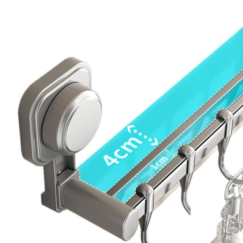 Οργανωτής κουζίνας με αναρρόφηση, χωρίς εγκατάσταση, τοίχος-κρεμάστρα για κουτάλες, σπατούλες και μαχαίρια, ανοξείδωτο ατσάλι, έναρξη 2025