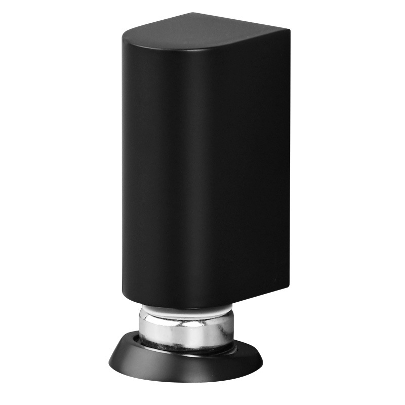 Fúrás nélküli ajtóstopper – ütközésgátló, láthatatlan, mágneses, padlóra szerelhető, modell TT-160, cinkötvözet, elektroplatálás, kézi működtetés, modern egyszerű stílus