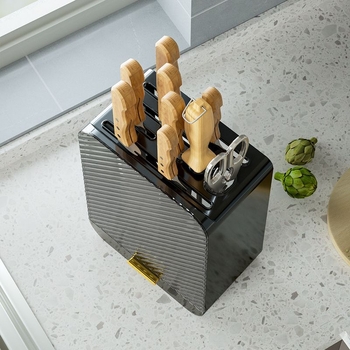 Ραφιέρα μαχαιριών κουζίνας — πλαστικό, επιτοίχιο, καθολικός σχεδιασμός, κινεζικού στυλ ελαφρού πολυτελείας