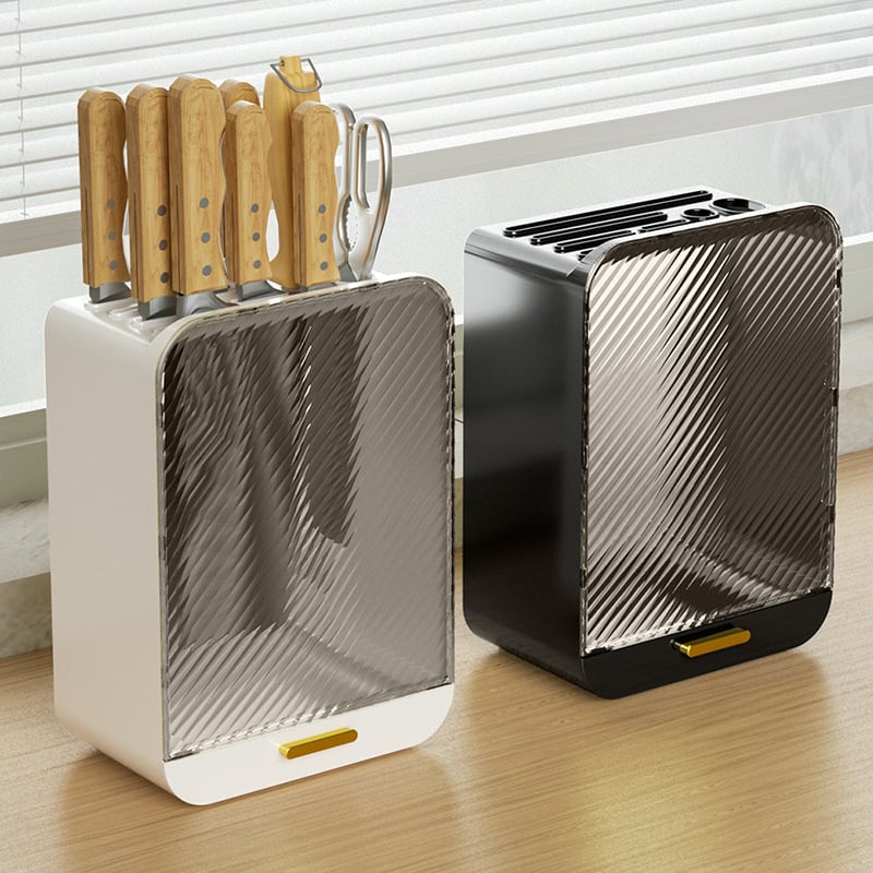 Ραφιέρα μαχαιριών κουζίνας — πλαστικό, επιτοίχιο, καθολικός σχεδιασμός, κινεζικού στυλ ελαφρού πολυτελείας