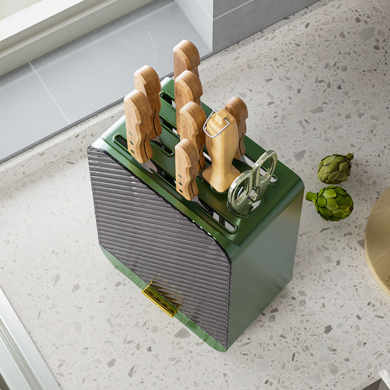 Ραφιέρα μαχαιριών κουζίνας — πλαστικό, επιτοίχιο, καθολικός σχεδιασμός, κινεζικού στυλ ελαφρού πολυτελείας