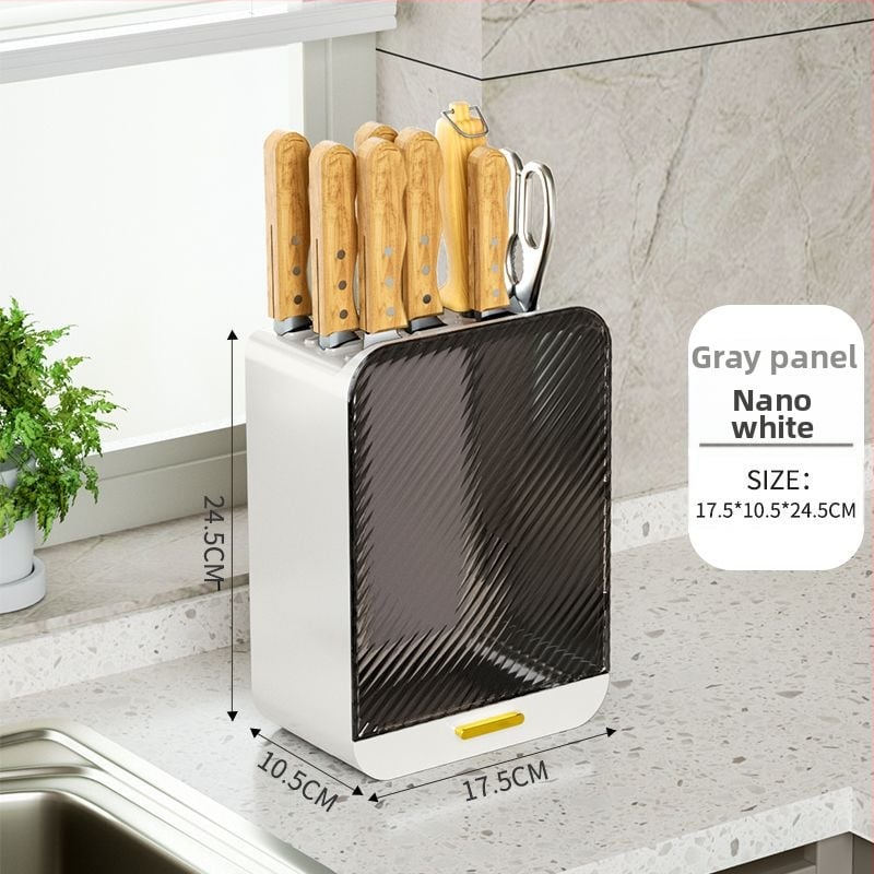 Ραφιέρα μαχαιριών κουζίνας — πλαστικό, επιτοίχιο, καθολικός σχεδιασμός, κινεζικού στυλ ελαφρού πολυτελείας