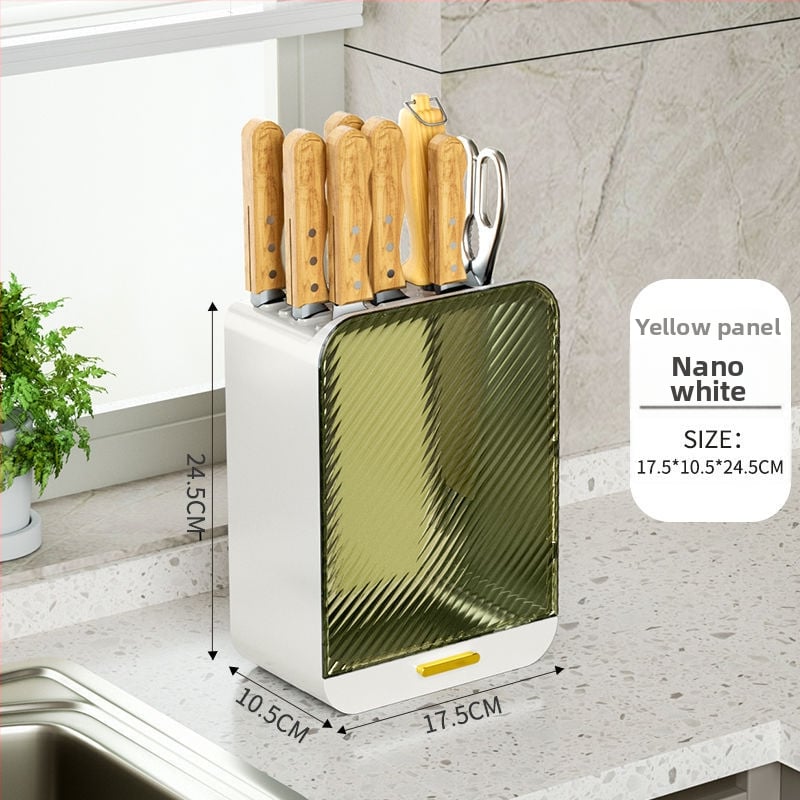 Ραφιέρα μαχαιριών κουζίνας — πλαστικό, επιτοίχιο, καθολικός σχεδιασμός, κινεζικού στυλ ελαφρού πολυτελείας