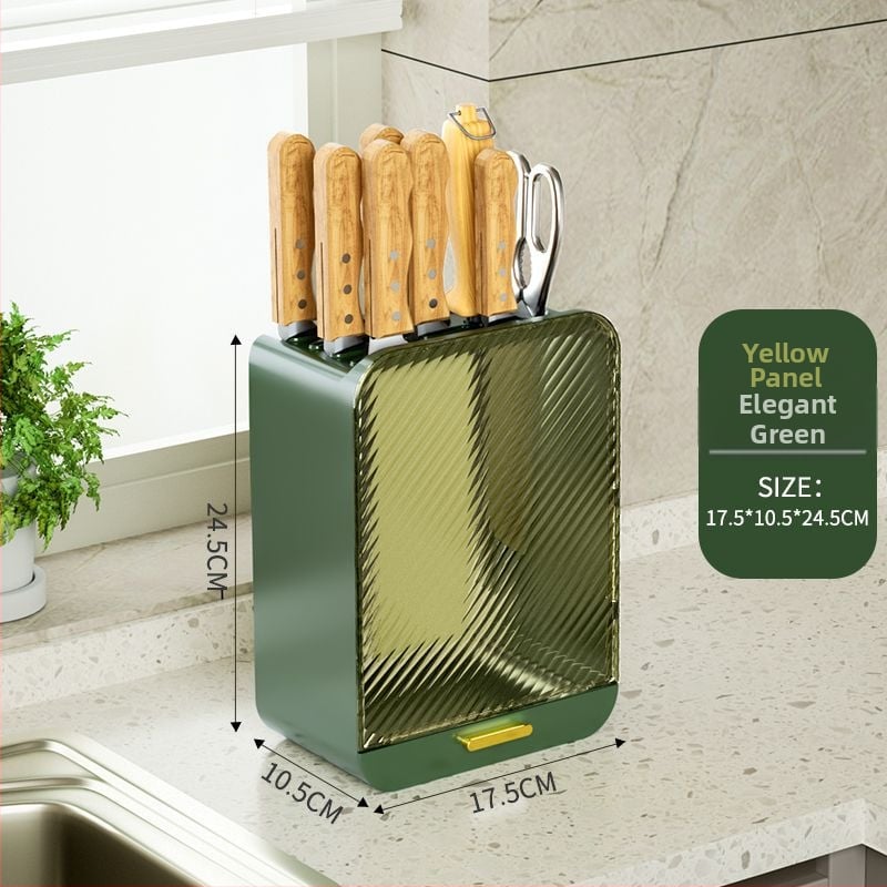 Ραφιέρα μαχαιριών κουζίνας — πλαστικό, επιτοίχιο, καθολικός σχεδιασμός, κινεζικού στυλ ελαφρού πολυτελείας