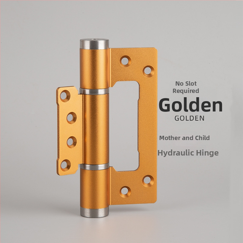 Skriti hidraulični špan za vrata s oprugom (model: hidraulično ravno otvaranje; materijal: Space Aluminum; površinska obrada: oksidacija; marka: Meihong)