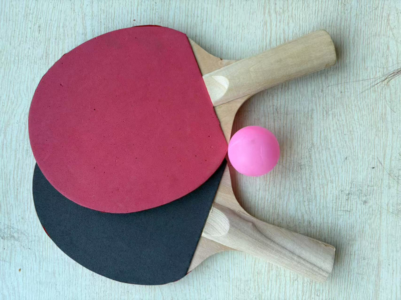 Edzésre szánt asztaliteniszütő készlet — Dickway márka, hosszú nyélű direkt ütő, nyárfa penge, testreszabható