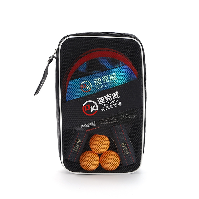 Edzésre szánt asztaliteniszütő készlet — Dickway márka, hosszú nyélű direkt ütő, nyárfa penge, testreszabható