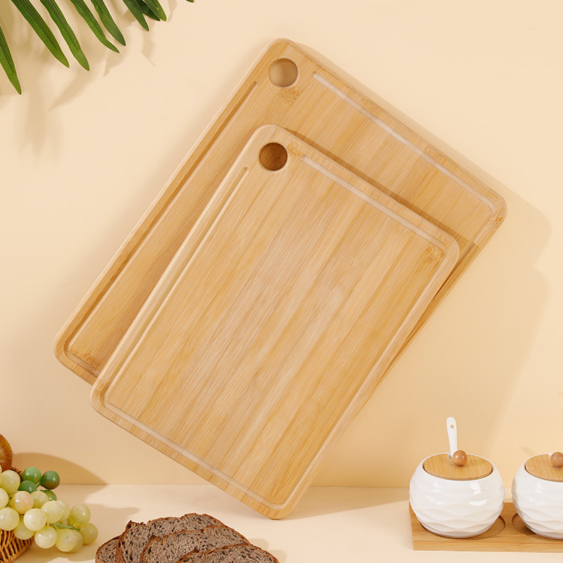 Huiwei daska za rezanje od bambusa, dvostrana, za kuhinju, modern minimalistički stil