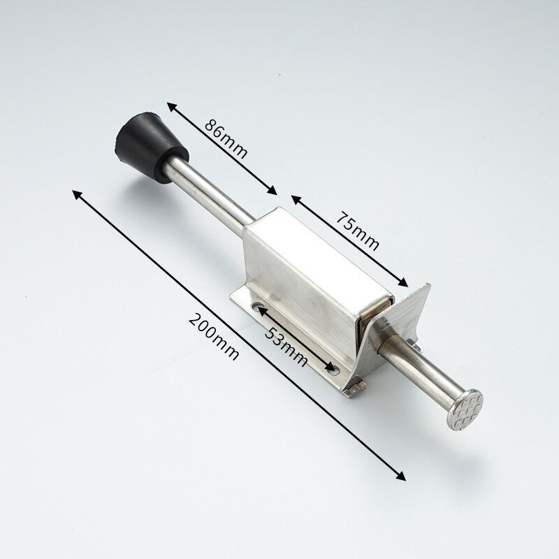 Hidraulični zatvarač vrata s podnim ugradnjom, nehrđajući čelik, model H695, ručna kontrola, standardna konstrukcija