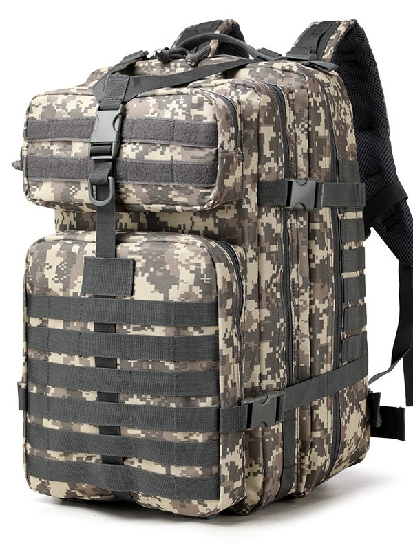 Kamuflažni taktički ruksak za outdoor, kapacitet 36–55 L, unisex, kompatibilan s 16-inčnim prijenosnikom, Oxford tkanina
