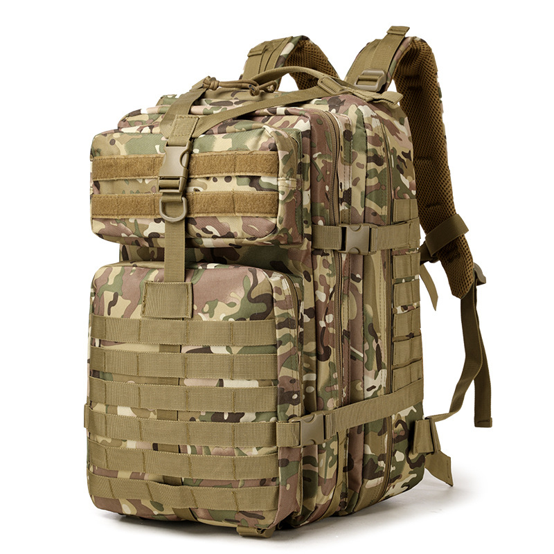 Kamuflažni taktički ruksak za outdoor, kapacitet 36–55 L, unisex, kompatibilan s 16-inčnim prijenosnikom, Oxford tkanina