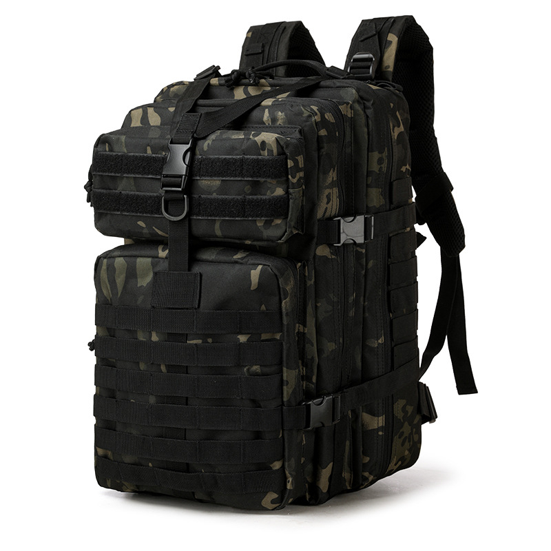 Kamuflažni taktički ruksak za outdoor, kapacitet 36–55 L, unisex, kompatibilan s 16-inčnim prijenosnikom, Oxford tkanina