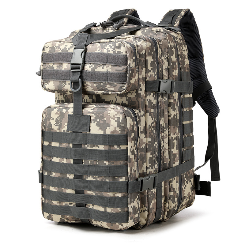 Kamuflažni taktički ruksak za outdoor, kapacitet 36–55 L, unisex, kompatibilan s 16-inčnim prijenosnikom, Oxford tkanina