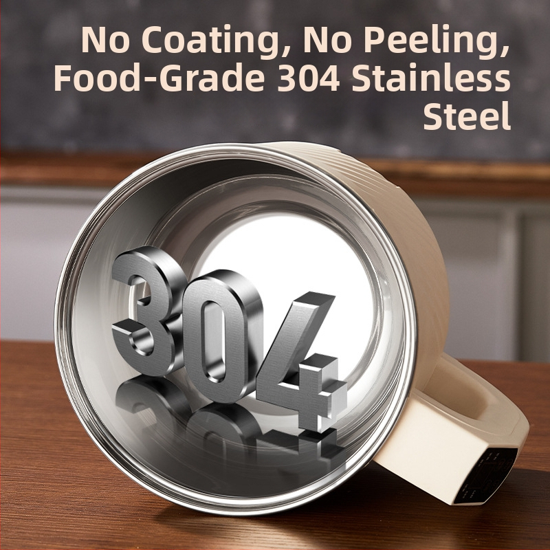 Oală electrică inteligentă de gătit cu vas interior din oțel inoxidabil, control microcomputer, două straturi, funcție de programare a timpului — model YY-ZNDG18FF