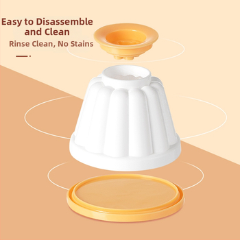 Formă de budincă din ABS cu capac, pentru uz casnic, potrivită pentru iaurt înghețat, mousse și jeleu, ustensilă pentru hrana bebelușilor