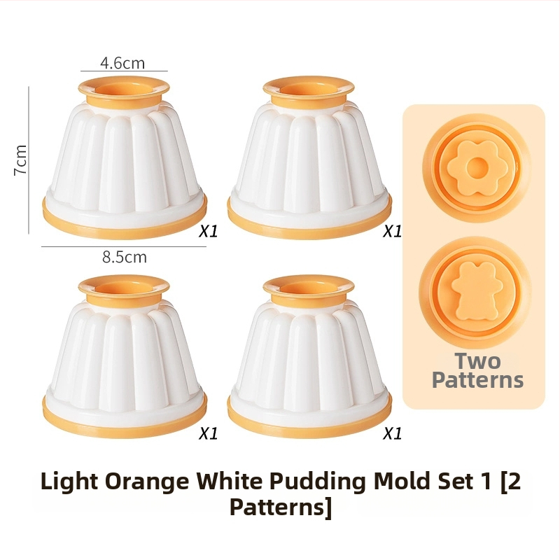 Formă de budincă din ABS cu capac, pentru uz casnic, potrivită pentru iaurt înghețat, mousse și jeleu, ustensilă pentru hrana bebelușilor