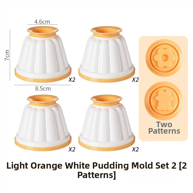 Formă de budincă din ABS cu capac, pentru uz casnic, potrivită pentru iaurt înghețat, mousse și jeleu, ustensilă pentru hrana bebelușilor