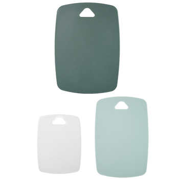 Set de trei plăci de tăiat fructe – PP alimentar, portabile, cu două fețe