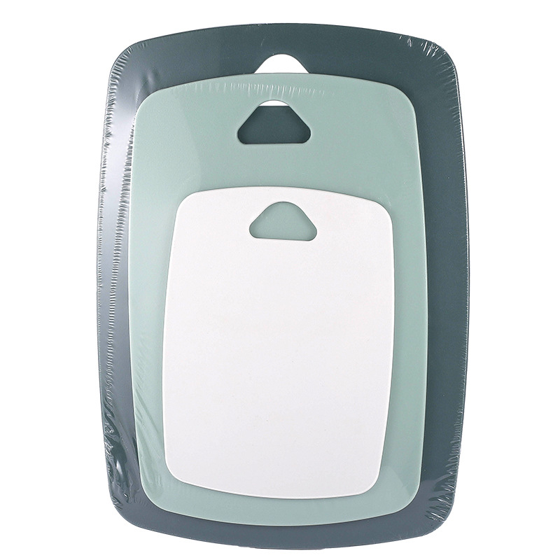 Set de trei plăci de tăiat fructe – PP alimentar, portabile, cu două fețe