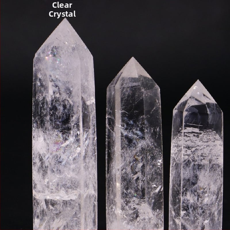 Διακοσμητική κρυστάλλινη στήλη, στήλη με ένα αιχμηρό άκρο, κρυσταλλικό υλικό, μοντέρνο μινιμαλιστικό στυλ