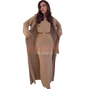 Costum fustă casual, unicolor, mâneci lungi, poliester, conținut poliester 95%+