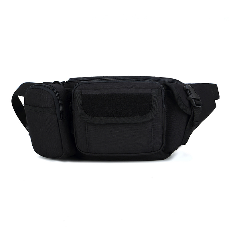 Qiao Chuan Geantă de talie pentru activități în aer liber: camuflaj, impermeabilă și rezistentă, material nylon, model 031, buzunar pentru telefon