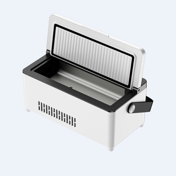 Kaiji bear ημιαγωγικός φορητός ψύκτης αυτοκινήτου και οικιακός, μικρό ψυγείο με επαναφόρτιση, ψύξη 0–18°C, θέρμανση έως 18°C, ισχύς 10W, 220V, μοντέλο KJX-108