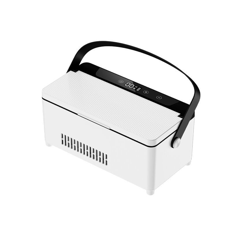 Kaiji bear ημιαγωγικός φορητός ψύκτης αυτοκινήτου και οικιακός, μικρό ψυγείο με επαναφόρτιση, ψύξη 0–18°C, θέρμανση έως 18°C, ισχύς 10W, 220V, μοντέλο KJX-108