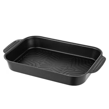 Корейски стил многофункционален грил тиган от неръждаема стомана, квадратен, без покритие