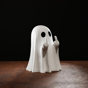 Duh od smole u karikaturalnom stilu za Halloween – stolna i dvorska dekoracija