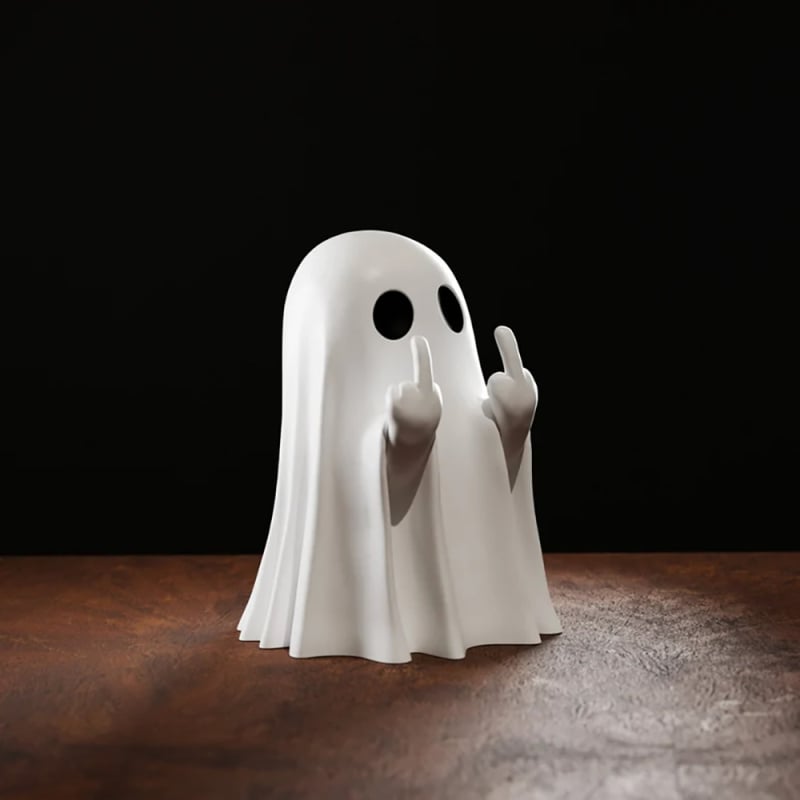 Duh od smole u karikaturalnom stilu za Halloween – stolna i dvorska dekoracija
