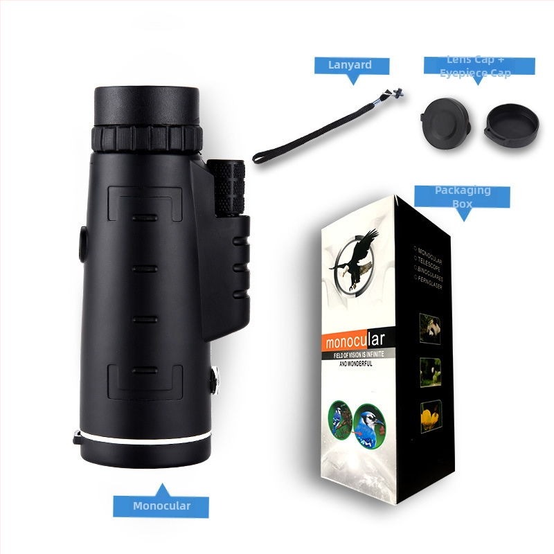 монокулярен телескоп, модел 40x60, увеличение 10x, зрително поле 1500 м/10000 м