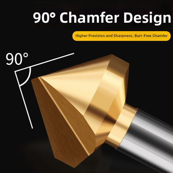 Háromélű élzáró maró, 90°, magas széntartalmú acél, Insurance Union