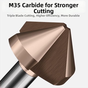 Háromélű élzáró maró, 90°, magas széntartalmú acél, Insurance Union