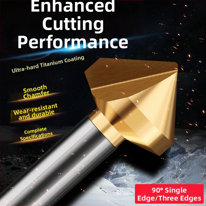 Háromélű élzáró maró, 90°, magas széntartalmú acél, Insurance Union