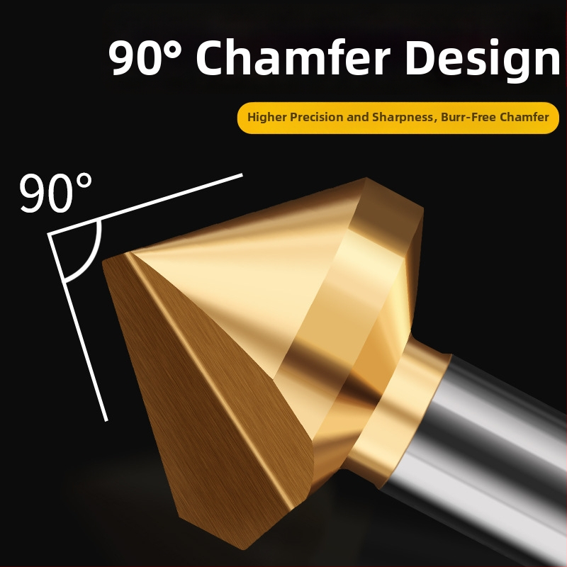 Háromélű élzáró maró, 90°, magas széntartalmú acél, Insurance Union