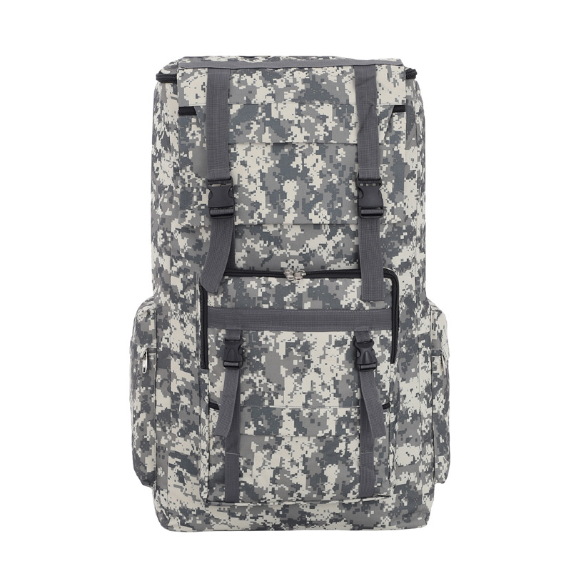 Torba za putovanje i planinarenje 56-75L, Oxford tkanina, kompatibilan s 16-inčnim laptopom, zračni jastuci na naramenicama, vodootporna, prozračna, protiv krađe, proširiva