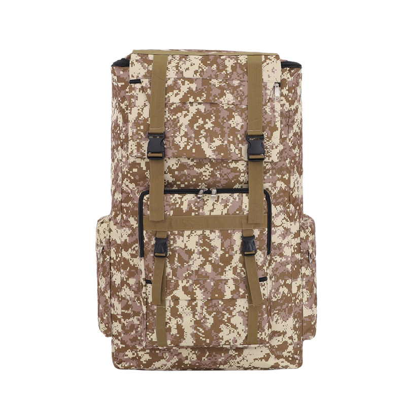 Torba za putovanje i planinarenje 56-75L, Oxford tkanina, kompatibilan s 16-inčnim laptopom, zračni jastuci na naramenicama, vodootporna, prozračna, protiv krađe, proširiva