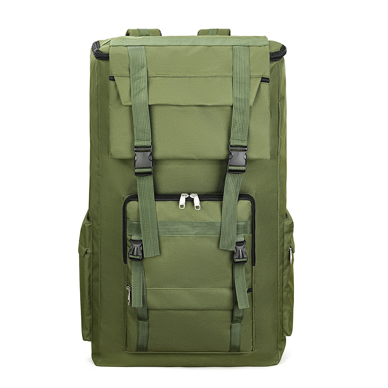 Torba za putovanje i planinarenje 56-75L, Oxford tkanina, kompatibilan s 16-inčnim laptopom, zračni jastuci na naramenicama, vodootporna, prozračna, protiv krađe, proširiva