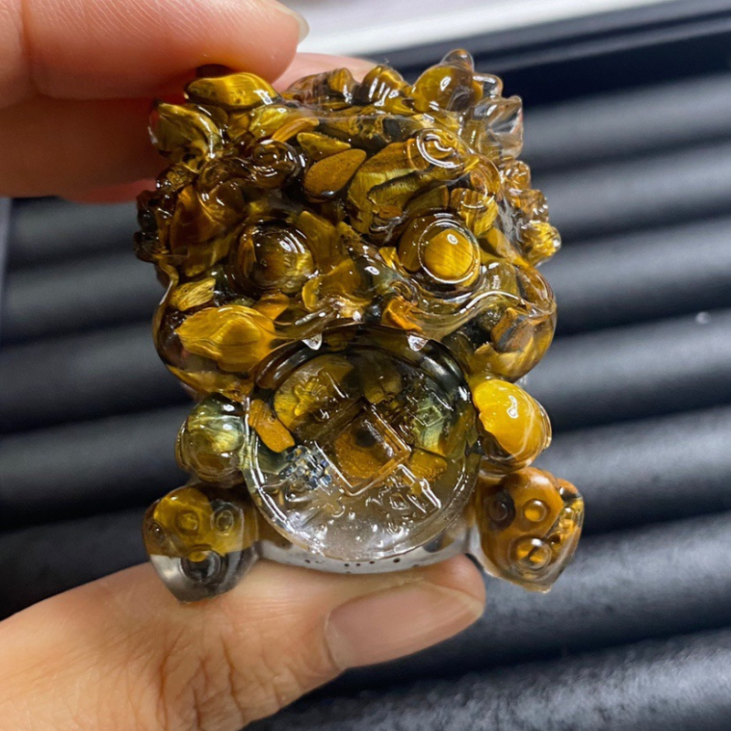 Pixiu kristalni resin ukras za privlačenje bogatstva (Materijal: titan kristal; Vrsta materijala: kristal; Kategorija: Ostalo)