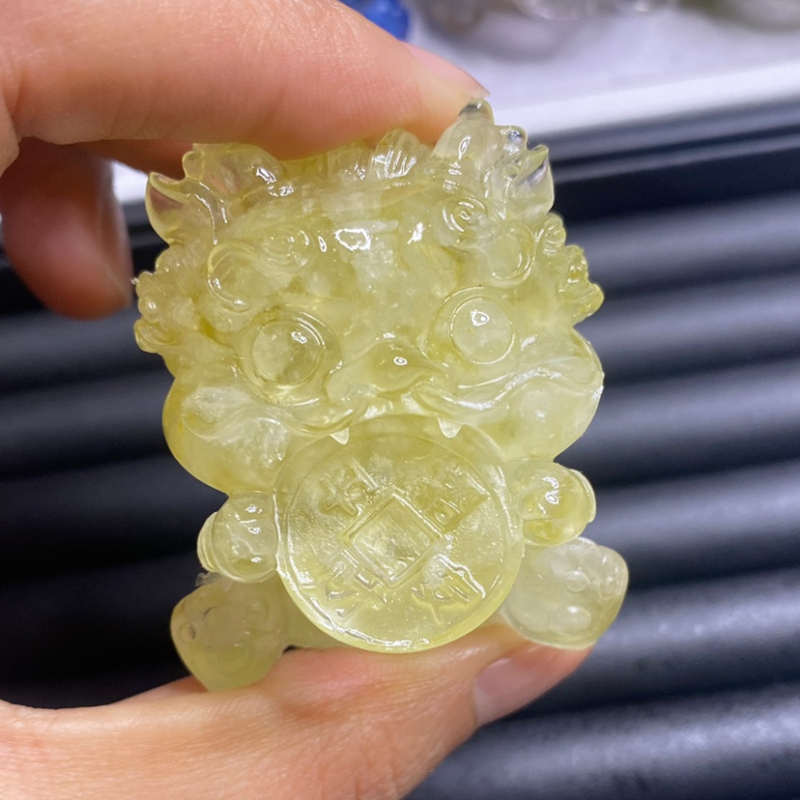 Pixiu kristalni resin ukras za privlačenje bogatstva (Materijal: titan kristal; Vrsta materijala: kristal; Kategorija: Ostalo)