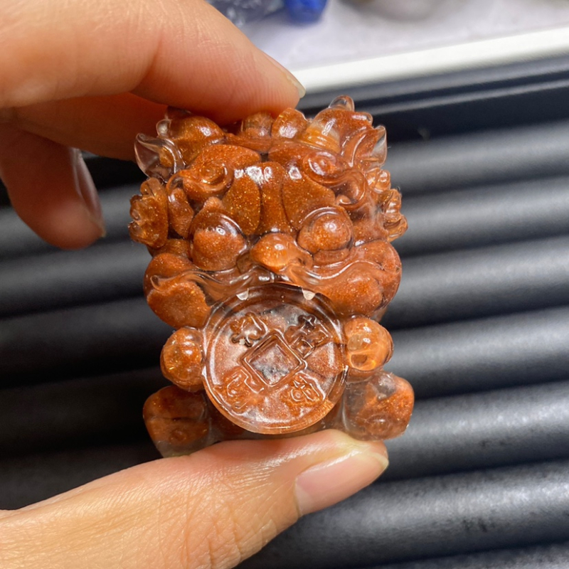 Pixiu kristalni resin ukras za privlačenje bogatstva (Materijal: titan kristal; Vrsta materijala: kristal; Kategorija: Ostalo)