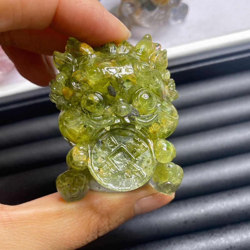 Pixiu kristalni resin ukras za privlačenje bogatstva (Materijal: titan kristal; Vrsta materijala: kristal; Kategorija: Ostalo)