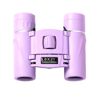 8x21 HD бинокли за къмпинг и туризъм – компактни преносими бинокли, зрително поле 5,2°, тегло 161 г