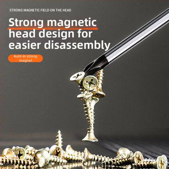 Priemyselnej triedy dvojhlavý PH2 Phillips skrutkovač s magnetickým hrotom a izolovaným držadlom, Cr-V oceľ