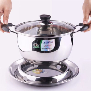 Ανοξείδωτο διπλής όψης ράφι για κατσαρόλες, πάγκου κουζίνας, χωρίς εγκατάσταση, εθνικού στυλ