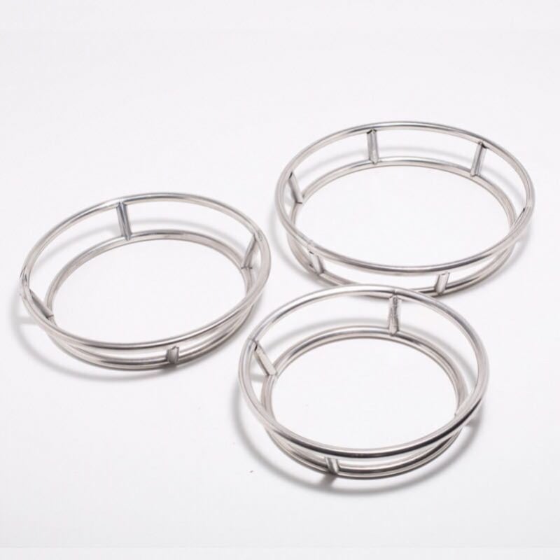 Ανοξείδωτο διπλής όψης ράφι για κατσαρόλες, πάγκου κουζίνας, χωρίς εγκατάσταση, εθνικού στυλ